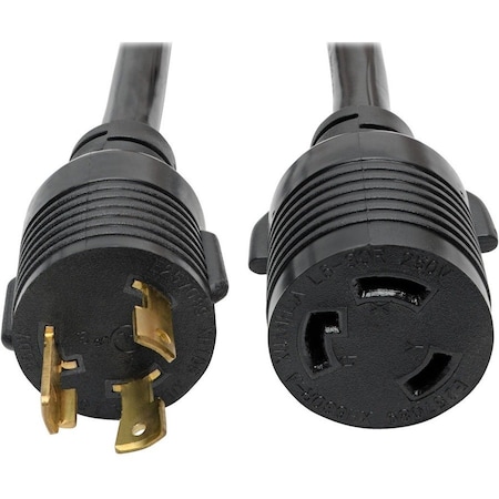 Eaton Tripp Lite Series Power Extension Cord, NEMA L6-30P to NEMA L6-30R - Heavy-Duty, 30A, 250V, 10 P041-014