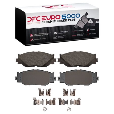 Dfc 5000 Euro Ceramic Disc Brake Pad Set,  1600-1178-01
