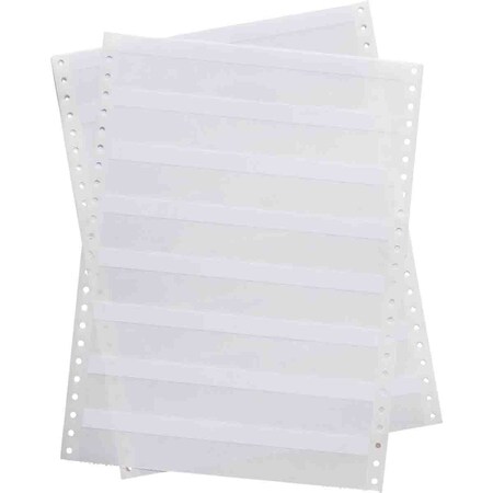 Brady DATAB Self-Laminating Vinyl Lbls 1.437 in H x 2 in W White, Clear 416/PK, 416PK SLSH-2015