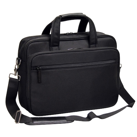 Preferred Nation 17 in. Elite Computer Briefcase, Black P6932.BLK