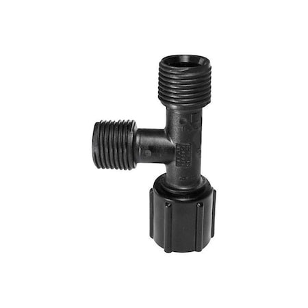 Pexlock 0.5 x 0.5 x 0.5 in. Dia. FlairIt MPT To BSP Swivel To MPT PEX Stacking Manifold Tee 4807681