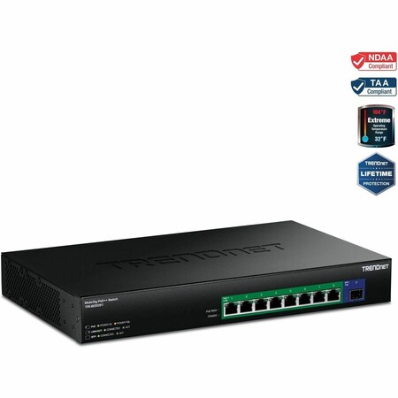 Trendnet 9-PORT 2.5G GAN POWER POE++ SWITCH WITH 10G SFP+ PORTS (480W) TPE-BG5091