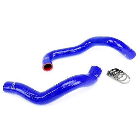 Hps Performance High Temp Reinforced Silicone Radiator Coolant Hose Kit, Blue, 57-1011-BLUE