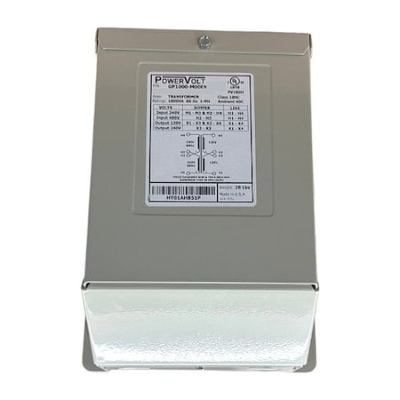 Powervolt Enclosed Industrial Control Transformer GP0750-D60EN-D