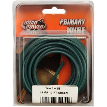 Southwire 56421933 17 ft. Green 14 Gauge Primary Wire 115644
