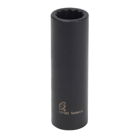 Sunex 3/8 in Drive 3/8 in 12-Point Deep Impact Socket 36802