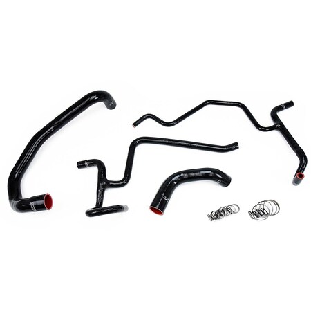 Hps Performance High Temp Reinforced Silicone Radiator and Heater Coolant Hose Kit, Black, 57-1326-BLK