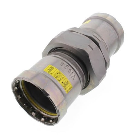 Viega MegaPressG union P1 2 P2 2 carbon steel zinc-nickel coating 25726