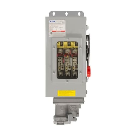 Crouse-Hinds Eaton Crouse-Hinds series Arktite WSRD interlocked receptacle with enclosed safety disconnect switch WSRDW63542CH