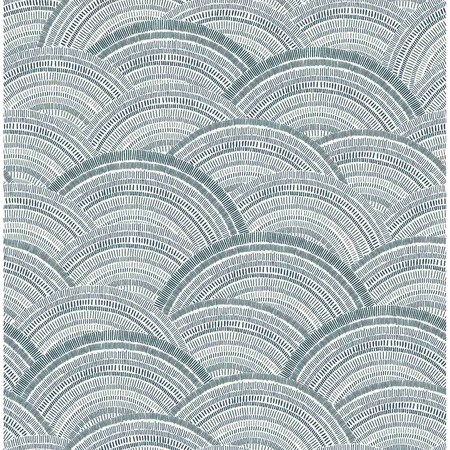 A-Street Prints Encircle Indigo Geometric Wallpaper 4146-27200