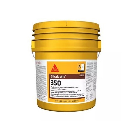 Sika Sikalastic 350 Rapid-Setting Epoxy-Based Concrete Overlay System Part A 5 Gallon Pail 814761