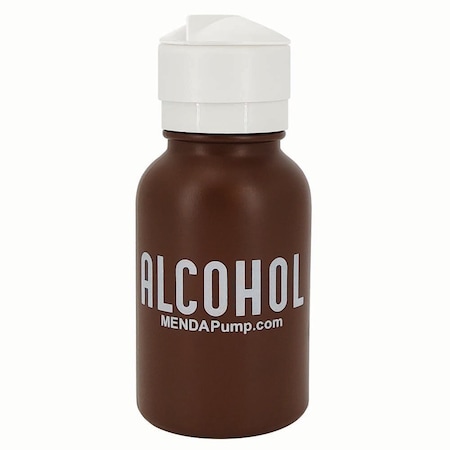 Jorvet Alcohol Dispenser Bottle, 8 oz J0614