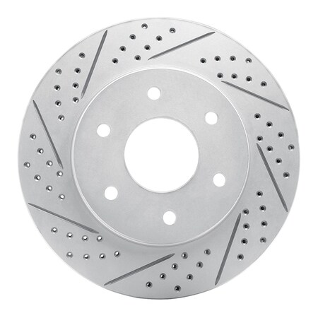 Dynamic Friction Co DFC Geoperformance Rotor - Drilled and Slotted 830-67091L