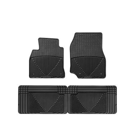 Weathertech Black, Front and Rear All Weather Floor Mats W23-W25