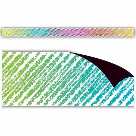 Teacher Created Resources Colorful Scribble Magnetic Border, 24 Feet/Pack, PK3 TCR77290