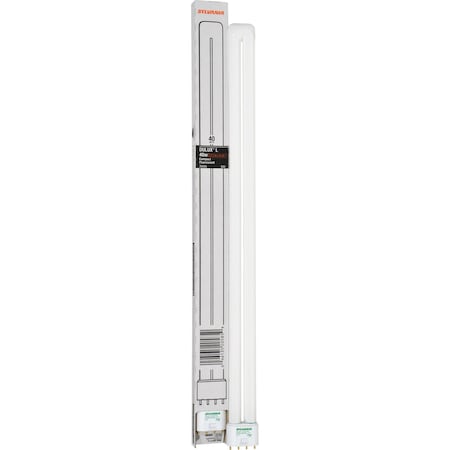 Ledvance/ Sylvania DULUX 40W long CFL with 4-pin base, 3500K color temp, 82 CRI, ECOLOGIC for use on magnetic, elect FT40DL/835/RS/ECO/20585