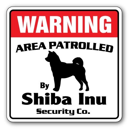 Signmission Shiba Inu, 10 Inch X 10 Inch, Decal D-10-WD-SHIBA INU