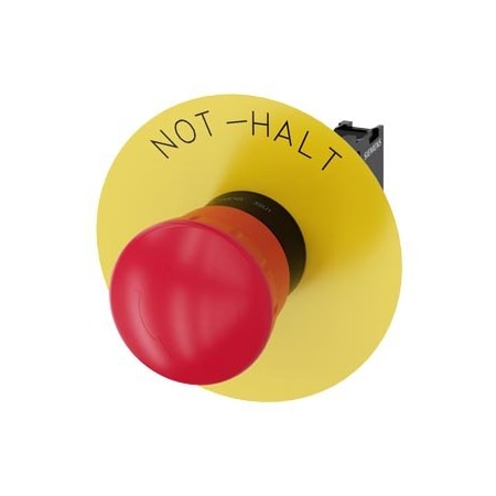 Siemens EMERGENCY STOP mushroom-type actuator 22 mm 3SU1100-1HB20-1CH0