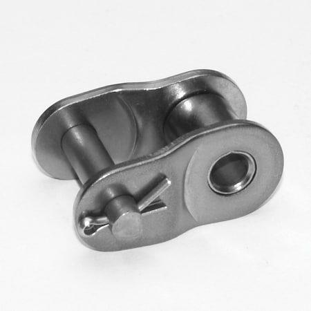 Senqcia Hi-Max Single Strand Cottd Off Link, 35SS chain, 3/8 P, .65 OAW, .141 Pin, 304SS 35SSHMOL
