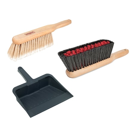 Harper Soft Counter Brush, Stiff Counter Brush and 12 in. Dust Pan Set 10000-07780