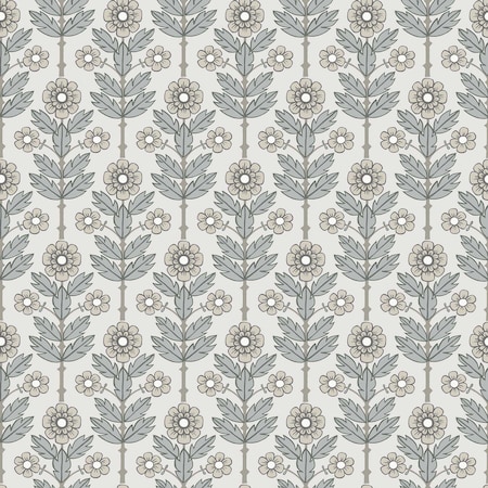 A-Street Prints Aya White Floral Wallpaper 2948-28005
