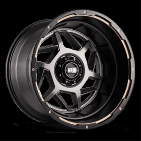 Hard Top D17962A157 17 x 9 GD14 15 mm Offset 6 x 120 Anthracite with Black Lip Wheel HA1577928