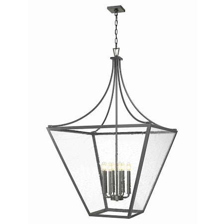Z-Lite Montalcino Iron Ore 8 Light Chandelier 1961-8IO