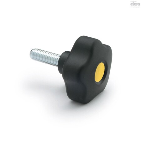 Elesa Zinc-plated steel threaded stud, VCT.77 p-M12x50-SOFT-C9 VCT-p-SOFT