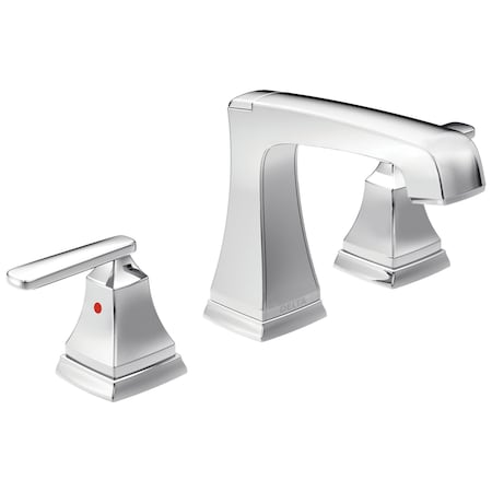 Delta Ashlyn Two Handle Widespread Bathroom Faucet with EZ Anchor 3564-MPU-DST