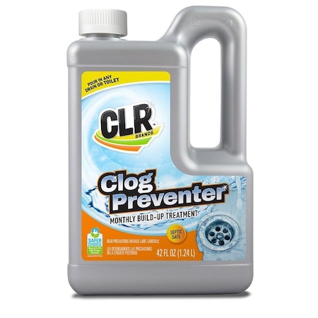 Clr Build-Up Remover, 42 oz, Liquid, Odorless, Light Blue CBR-6