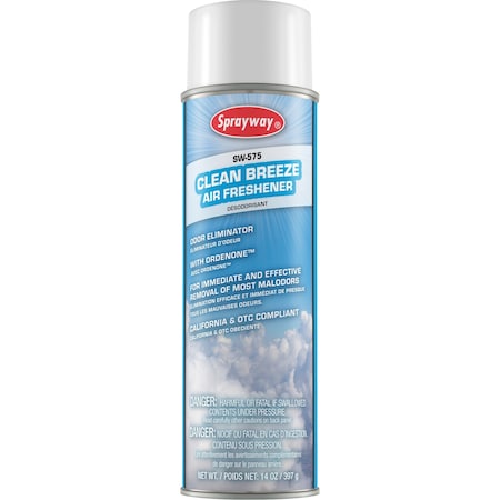 Sprayway Clean Breeze Air Freshener 20 oz. Can SW575-1