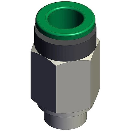 Smc Push-Fit Fitting, Straight KRH08-G01