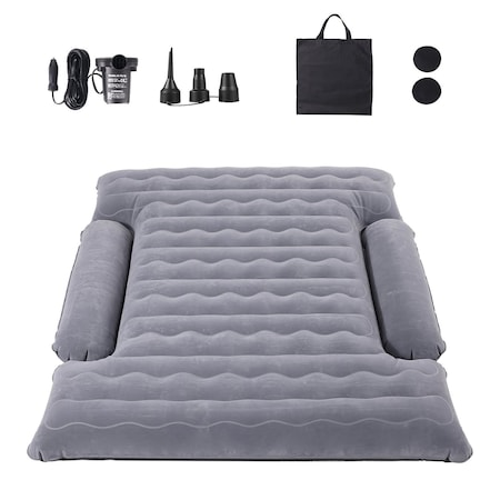 Vevor Inflatable Truck Air Bed Car Mattress 6-6.5 ft Full-Size Short Bed Inflatable w/ Pump Camping Suit PK002SS