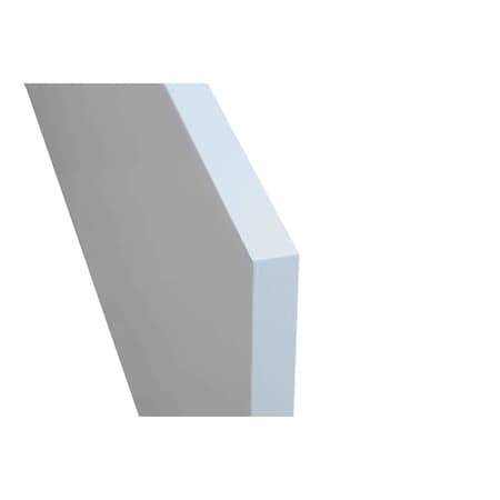 Cambridge Everest 36 in. W x 24 in. H Shaker Island Back End Panel in White BPNL36-SW