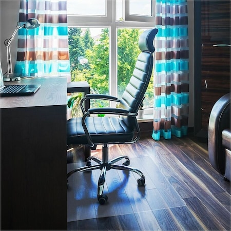 Floortex Valuemat Plus Polycarbonate Rectangular Chair Mat for Hard Floor - 36" x 48" FC129015ER