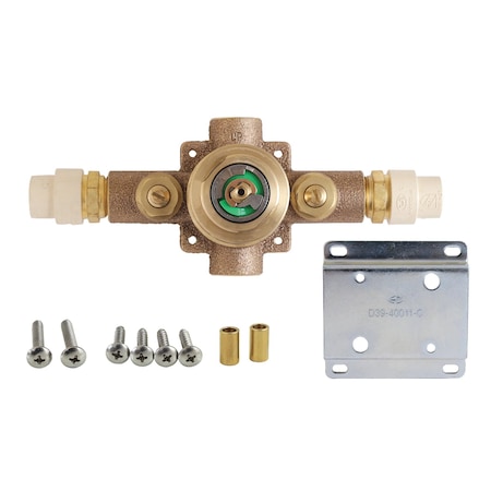 Kingston Brass Pressure Balanced Shower Rough Valve, Rough KB1651VCPVC