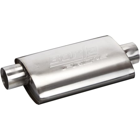 Borla 3 in. 14 x 4 x 9.5 Offset & Center Muffler BRL40359