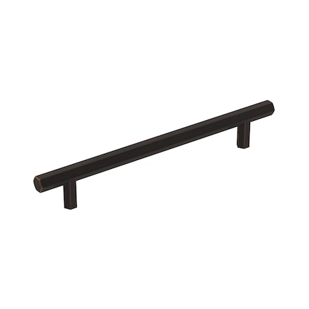 Amerock Caliber 6-5/16 in 160 mm Center-to-Center Oil Rubbed Bronze Cabinet Pull BP36875ORB