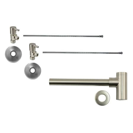 Mountain Plumbing Lavatory Kit - Lever Handle 1/4 Turn Valve (MT5003L) in Black Nickel MT9004-NL/BN