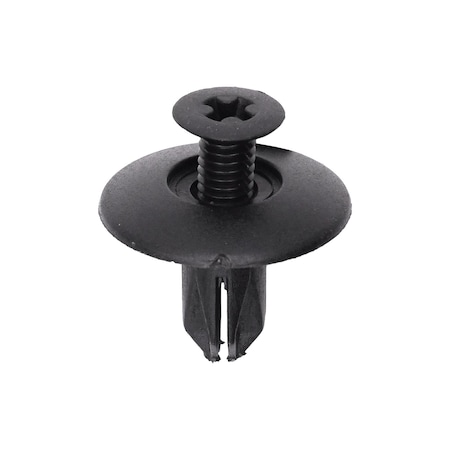 Auveco Cowl Push-Type Retainer 18mm Head Diameter 12mm Length, 25PK 17081