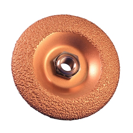 Continental Abrasives 4.5in x 5/8-11 Brazed Diamond Concrete Grinding Cup DB-12302