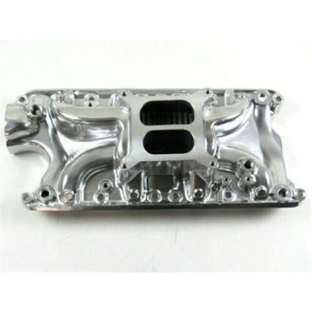 Absurdo Small Block Ford 260 289 302W Windsor Dual Plane Intake Manifold, Polished AB2205883