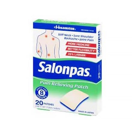 Salonpas Pain Relieving Patches, 20PK 1017478_CT