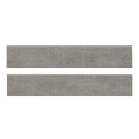 Msi Gridscale Concrete Bullnose SAMPLE Matte Glazed Porcelain Wall Tile ZOR-PT-TR-0127-SAM