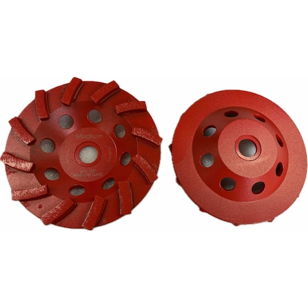 Vantage Product Turbo Segmented Cupwheel, Concrete Cutting, 5'', Medium STW512A1HT-M