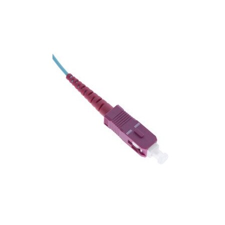 Cable Wholesale SC/UPC Epoxy Connector, Simplex, 3.0mm, Multimode OM4, Magenta, 100 pieces 34SC-40230