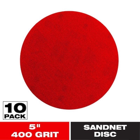 Diablo 5in. 400-Grit SandNET Sanding Discs DND050400H10I