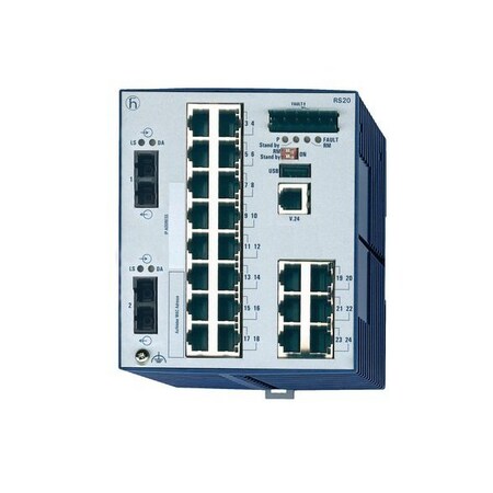 Hirschmann Ethernet Switch, Rs20-2400M2M2Sdae 943434-043