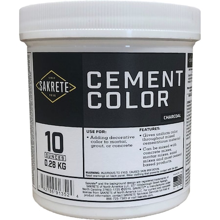 Sakrete Cement Color - Charcoal, 10 Ounces 129451