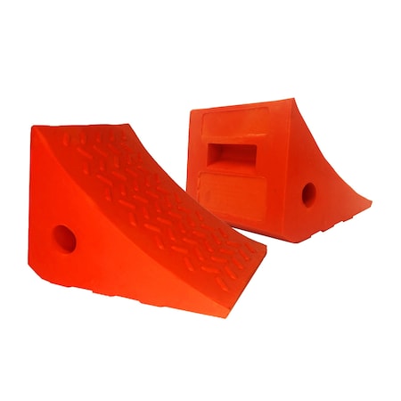 Toro 10-Ton Polyurethane Wheel Chock, 10 Ton GVW, Fits 27-35" Tire Diameter. WC-UO300